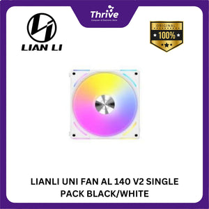 LIANLI UNI FAN AL 140 V2 SINGLE PACK BLACK/WHITE