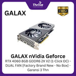 Load image into Gallery viewer, GALAX nVidia Geforce RTX 4060 8GB GDDR6 2X V2 (1-Click OC) - DUAL FAN [Factory Brand New - No Box] - Garansi 3 Thn
