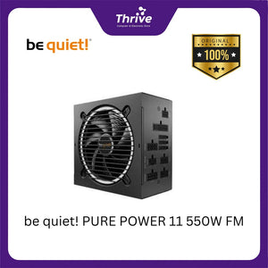 be quiet! PURE POWER 11 550W FM - Fully Modular - 80+ Gold Certified - 5 Years Warranty - Number 1 PSU in Germany