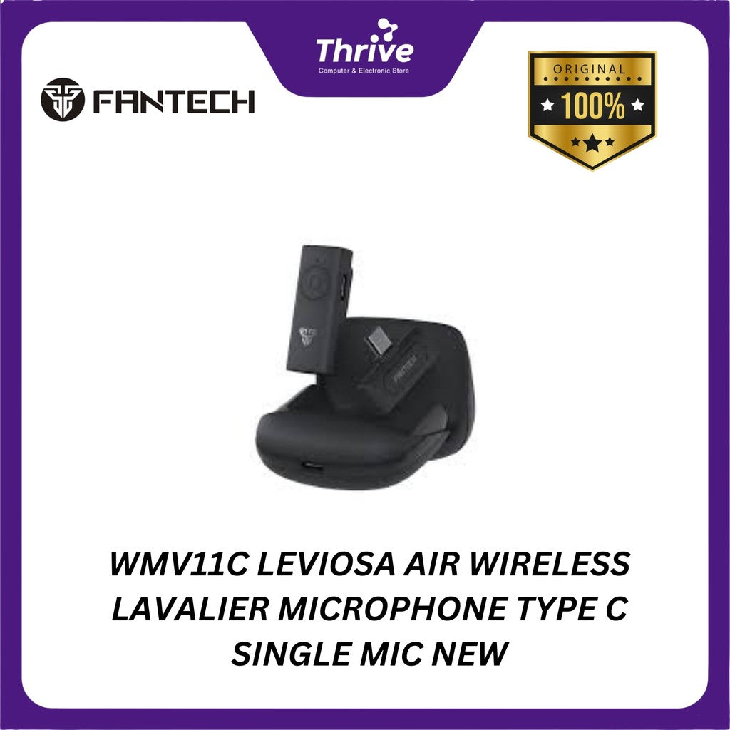 WMV11C LEVIOSA AIR WIRELESS LAVALIER MICROPHONE TYPE C SINGLE MIC NEW ...