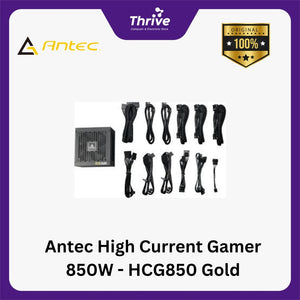 Antec High Current Gamer 850W - HCG850 Gold - 80+ Gold Certified - Fully Modular - 10 Years Warranty