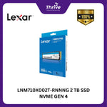 Load image into Gallery viewer, LNM710X002T-RNNNG 2 TB SSD NVME GEN 4
