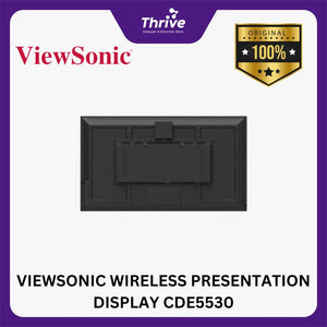 VIEWSONIC WIRELESS PRESENTATION DISPLAY CDE5530