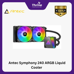 Antec Symphony 240 ARGB Liquid Cooler - Mirror ARGB Lighting Pump Head with ARGB PWM Fan