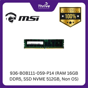 936-B0B111-059-P14 (RAM 16GB DDR5, SSD NVME 512GB, Non OS)