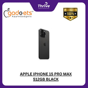 APPLE IPHONE 15 PRO MAX 512GB BLACK TITANIUM GRS RSMI INDONESIA DIGIMAP