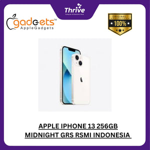 APPLE IPHONE 13 256GB MIDNIGHT GRS RSMI INDONESIA GDN