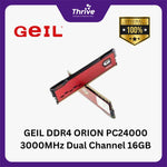 Load image into Gallery viewer, GEIL DDR4 ORION PC24000 3000MHz Dual Channel 16GB (2x8GB) GOR416GB3000C16ADC
