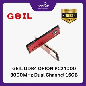 GEIL DDR4 ORION PC24000 3000MHz Dual Channel 16GB (2x8GB) GOR416GB3000C16ADC