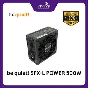 be quiet! SFX-L POWER 500W - 80+ Gold Certified - 3 Years Warranty - Number 1 PSU in Germany