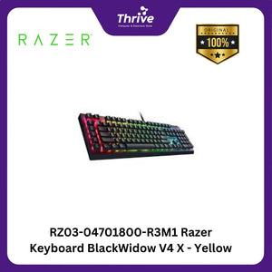 RZ03-04701800-R3M1 Razer Keyboard BlackWidow V4 X - Yellow