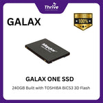 Load image into Gallery viewer, GALAX ONE SSD 240GB Built with TOSHIBA BiCS3 3D Flash
