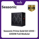 Load image into Gallery viewer, Seasonic Prime Gold GX-1000 - 1000W Full Modular - 80+ Gold Certified - 12 Years Warranty Replacement
