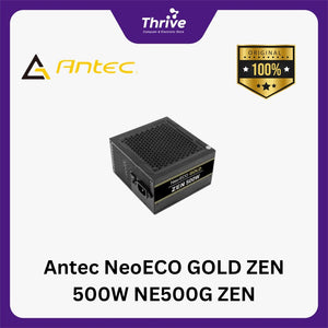 Antec NeoECO GOLD ZEN 500W NE500G ZEN - 80+ Gold Certified - Japanese Capacitor ! - 5 Years Warranty Replacement