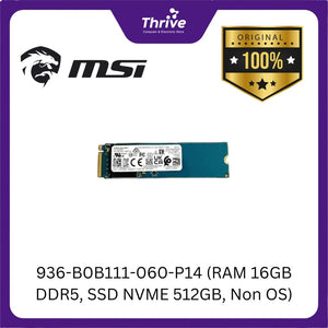 936-B0B111-060-P14 (RAM 16GB DDR5, SSD NVME 512GB, Non OS)