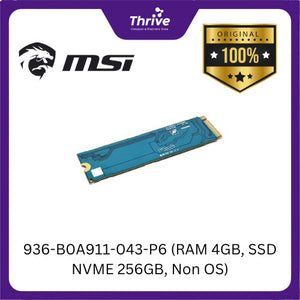 936-B0A911-043-P6 (RAM 4GB, SSD NVME 256GB, Non OS)