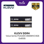 Load image into Gallery viewer, KLEVV DDR4 Value Series PC21300 2666MHZ 8GB (1x8GB)