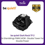 Load image into Gallery viewer, be quiet! Dark Rock TF 2 - 2x SilentWings PWM 14CM - Double Tower For Double Power
