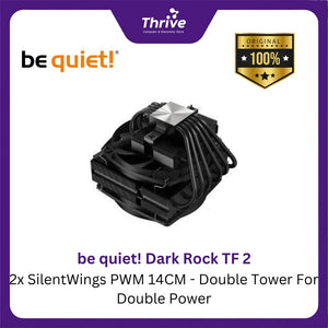 be quiet! Dark Rock TF 2 - 2x SilentWings PWM 14CM - Double Tower For Double Power