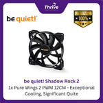 Load image into Gallery viewer, be quiet! Shadow Rock 2 - 1x Pure Wings 2 PWM 12CM - Exceptional Cooling, Significant Quite
