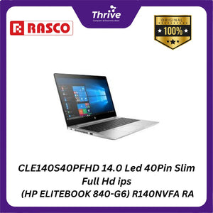 "CLE140S40PFHD 14.0 Led 40Pin Slim Full Hd ips  (HP ELITEBOOK 840-G6) R140NVFA RA"