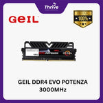 Load image into Gallery viewer, GEIL DDR4 EVO POTENZA 3000MHz Dual Channel 16GB (2x8GB) GAPB416GB3000C16ADC (Support AMD &amp; INTEL
