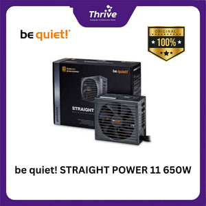 be quiet! STRAIGHT POWER 11 650W - Fully Modular - 80+ Gold Certified - 5 Years Warranty - Number 1 PSU in Germany