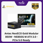 Load image into Gallery viewer, Antec NeoECO Gold Modular 850W - NE850G M ATX 3.0 - PCIe 5.0 Ready - 80+ Gold Certified - Full Modular - 10 Years Warranty
