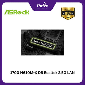 1700 H610M-X D5 Realtek 2.5G LAN