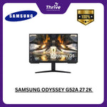 Load image into Gallery viewer, SAMSUNG ODYSSEY G52A 27 2K 16:9 FLAT IPS 99% SRGB 165HZ ERGO STAND 3Y
