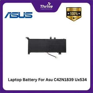 Laptop Battery For Asu C42N1839 Ux534