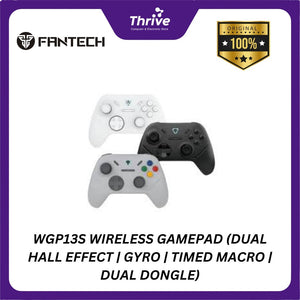 WGP13S WIRELESS GAMEPAD (DUAL HALL EFFECT | GYRO | TIMED MACRO | DUAL DONGLE)