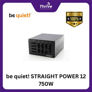 be quiet! STRAIGHT POWER 12 750W - Fully Modular - ATX 3.0 PCIe 5.0 - 80+ Platinum Certified - 10 Years Warranty - Number 1 PSU in Germany