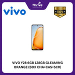 Load image into Gallery viewer, VIVO Y28 6GB 128GB GLEAMING ORANGE (BOX CHA+CAS+SCR)
