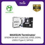 Load image into Gallery viewer, MAXSUN Terminator B760M D4 WIFI (LGA1700, B760, DDR4, USB3.2 Type-C, SATA3)
