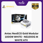 Load image into Gallery viewer, Antec NeoECO Gold Modular 1000W WHITE - NE1000G M WHITE ATX 3.0 - PCIe 5.0 Ready - 80+ Gold Certified - Full Modular - 10 Years Warranty
