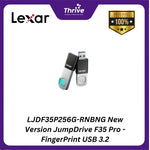 Load image into Gallery viewer, LJDF35P256G-RNBNG New Version JumpDrive F35 Pro - FingerPrint USB 3.2
