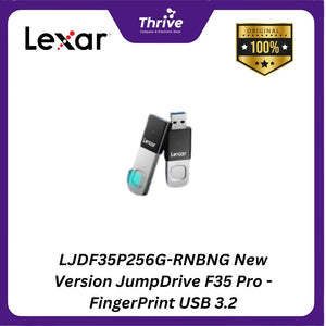 LJDF35P256G-RNBNG New Version JumpDrive F35 Pro - FingerPrint USB 3.2