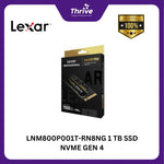 Load image into Gallery viewer, LNM800P001T-RN8NG 1 TB SSD NVME GEN 4
