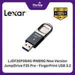 Load image into Gallery viewer, LJDF35P064G-RNBNG New Version JumpDrive F35 Pro - FingerPrint USB 3.2.
