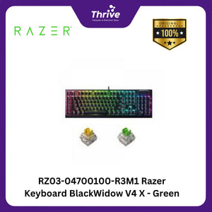 RZ03-04700100-R3M1 Razer Keyboard BlackWidow V4 X - Green