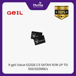 Load image into Gallery viewer, X-geil Value 512GB 2.5 SATAIII R/W UP TO 550/520MB/s
