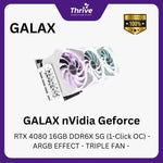 Load image into Gallery viewer, GALAX nVidia Geforce RTX 4080 16GB DDR6X SG (1-Click OC) - ARGB EFFECT - TRIPLE FAN -