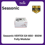 Load image into Gallery viewer, Seasonic VERTEX GX-850 - 850W Fully Modular - 80+ Gold Certified - ATX 3.0 Compatible - PCIe 5.0 Ready - 10 Years Warranty Replacement
