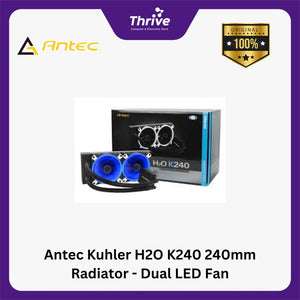 Antec Kuhler H2O K240 240mm Radiator - Dual LED Fan