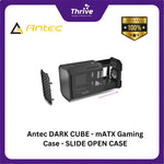 Load image into Gallery viewer, Antec DARK CUBE - mATX Gaming Case - SLIDE OPEN CASE - Type C 3.1 Ready - Tempered Glass Side Panel
