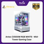 Load image into Gallery viewer, Antec CX500M RGB WHITE - Mid-Tower Gaming Case - 4mm Tempered Glass Side Panel - Type-C 3.2 Gen 2 Ready - Free 2Pcs 120mm RGB Fans Reverse + 1Pcs 120mm RGB Fans
