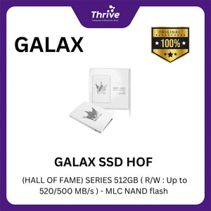 GALAX SSD HOF (HALL OF FAME) SERIES 512GB ( R/W : Up to 520/500 MB/s ) - MLC NAND flash