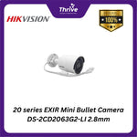 Load image into Gallery viewer, 20 series EXIR Mini Bullet Camera DS-2CD2063G2-LI 2.8mm
