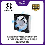 Load image into Gallery viewer, LIANLI UNIFAN SL-INFINITY 140 REVERSE BLADE SINGLE PACK BLACK/WHITE
